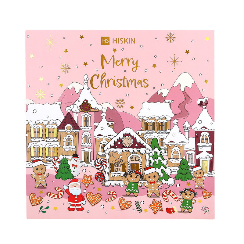 HISKIN MERRY CHRISTMAS Kalendarz adwentowy ze świątecznymi świecami