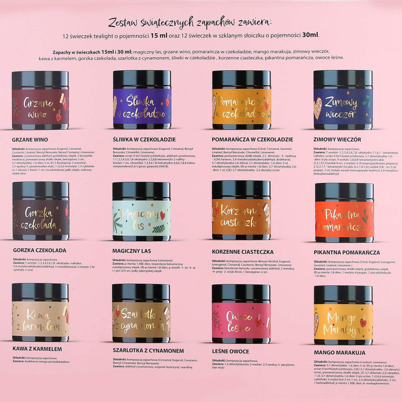 HISKIN MERRY CHRISTMAS Adventní kalendář s vánočními svíčkami #2