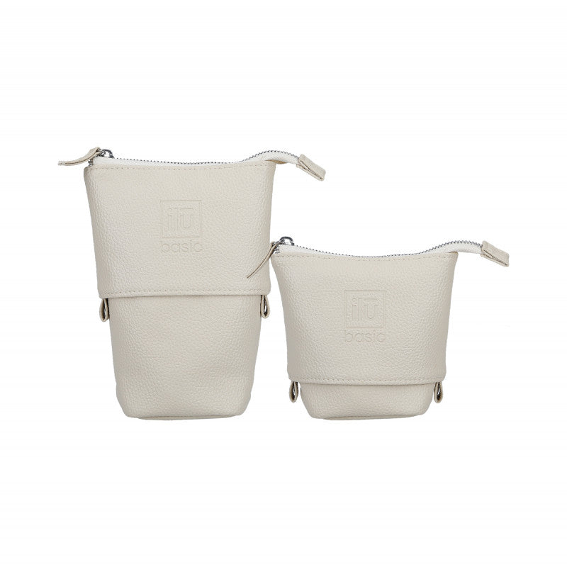 ilū basic Zestaw 10 pędzli do makijażu + etui, Różowy #3