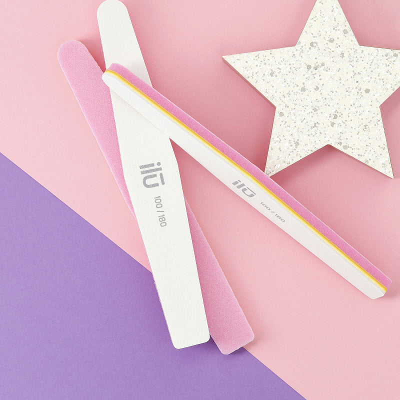 ilū 2v1 Pilník a leštička na nehty, lichoběžník, 180/100 #4