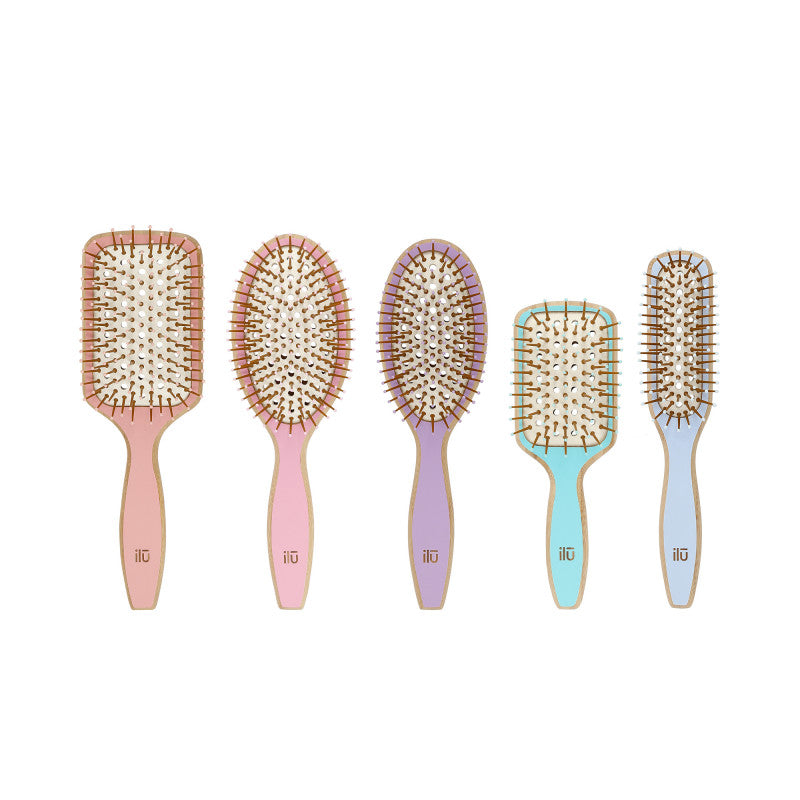 ilū BambooM! Bamboo Hairbrush - Pink Flamingo Brosse à cheveux #4