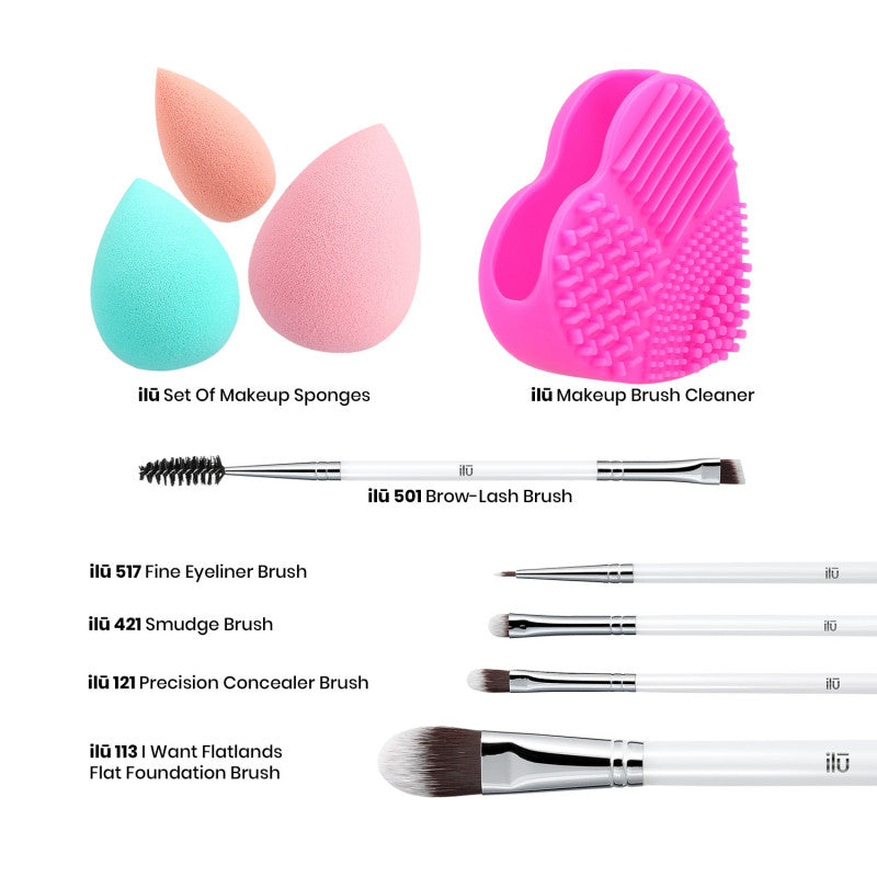 ilū Liquid Therapy - Sada štětců na make-up a příslušenství #3