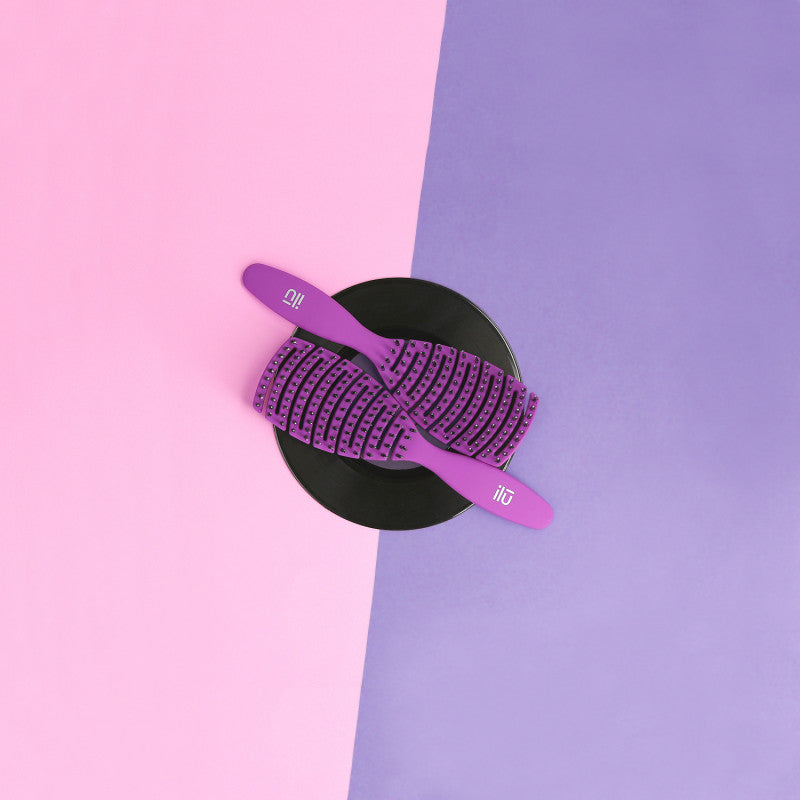 ilū Kartáč na vlasy My Happy Color Vented, Purple #4