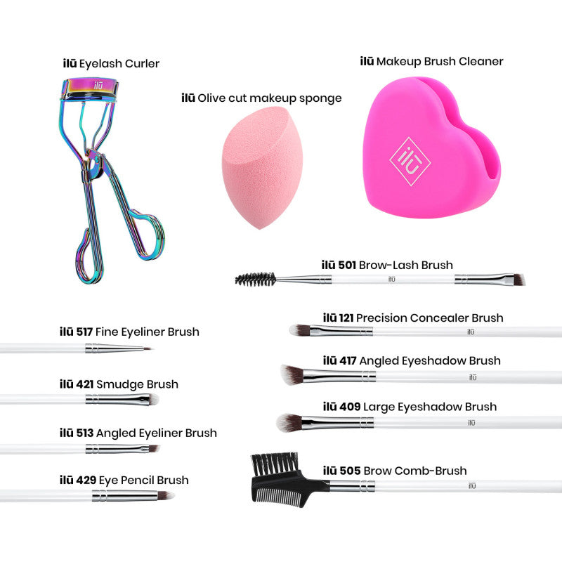 ilū More Than Meets The Eyes - Zestaw pędzli i akcesoriów do makijażu #3