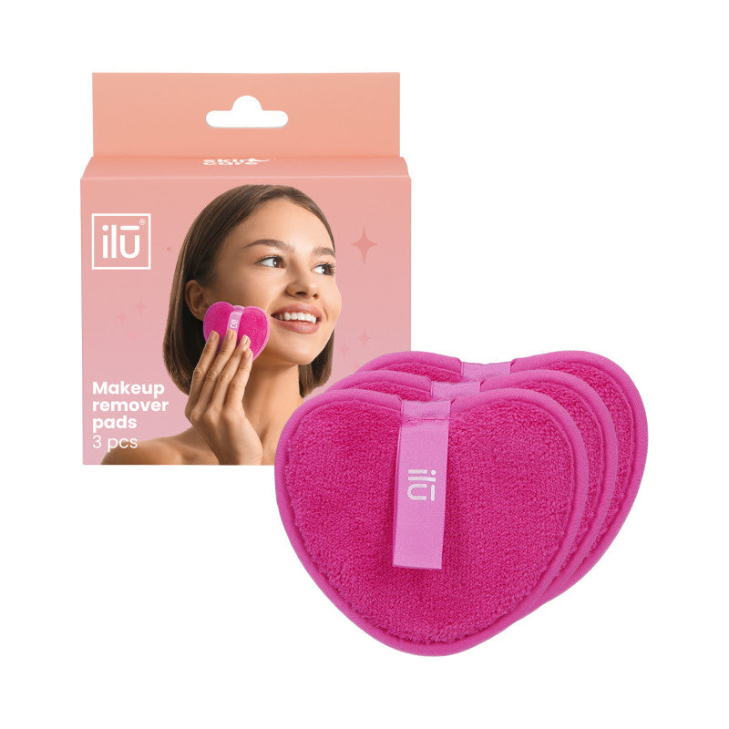 ilū Dischetti struccanti, 3pz, Rosa