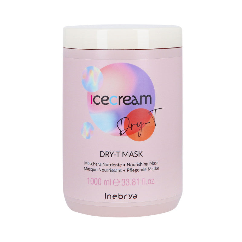 INEBRYA ICE CREAM DRY-T Maschera nutriente per capelli secchi e danneggiati 1000ml