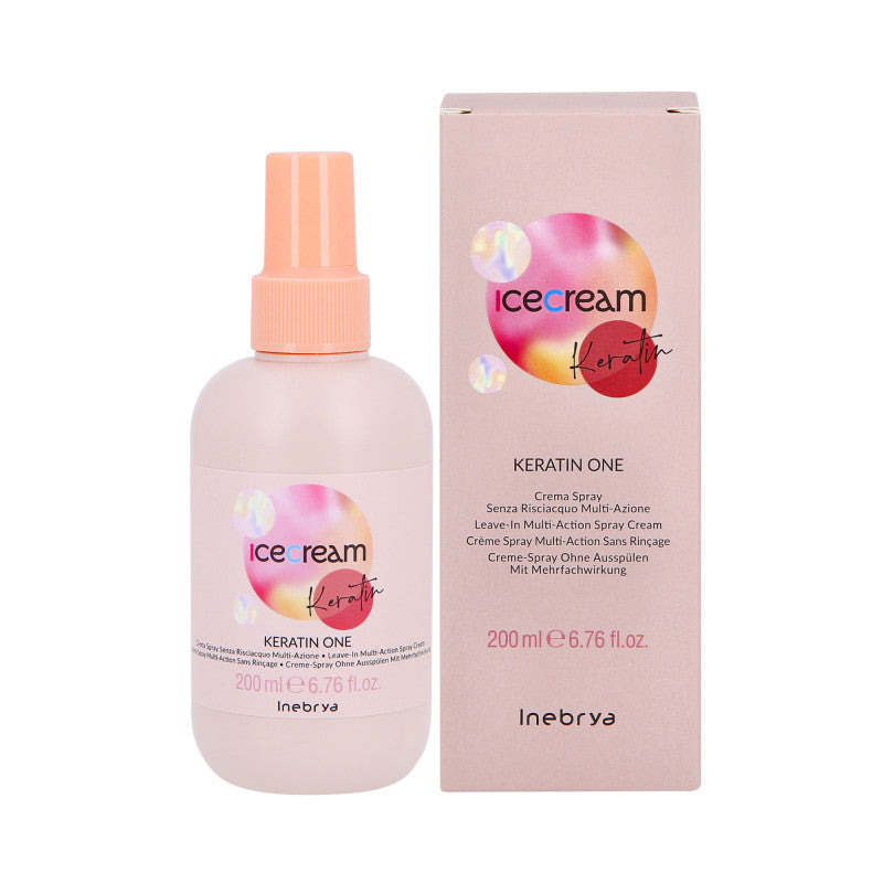 INEBRYA ICE CREAM KERATIN ONE Balsamo spray senza risciacquo alla cheratina 200 ml