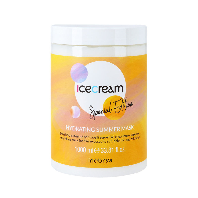 INEBRYA ICE CREAN SCALP HYDRATING SUMMER Hydratační maska na vlasy 1000 ml