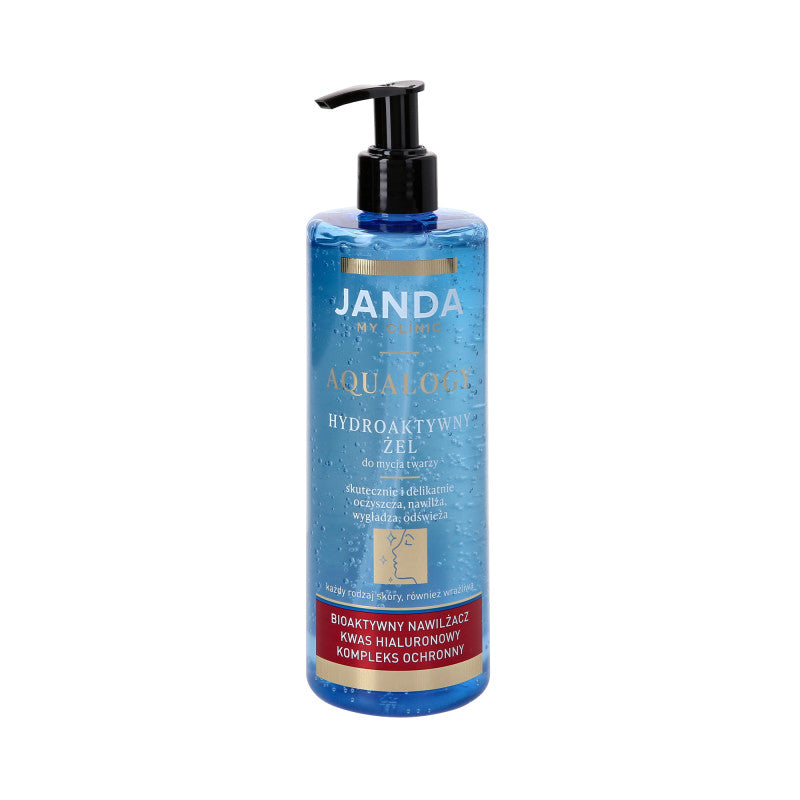 JANDA MY CLINIC AQUALOGY Hydroaktywny żel do mycia twarzy 400 ml
