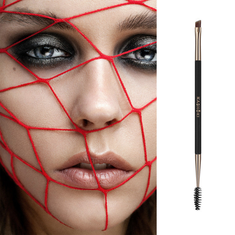 KASHŌKI 412 Dwustronny pędzel ze spiralką do brwi #5