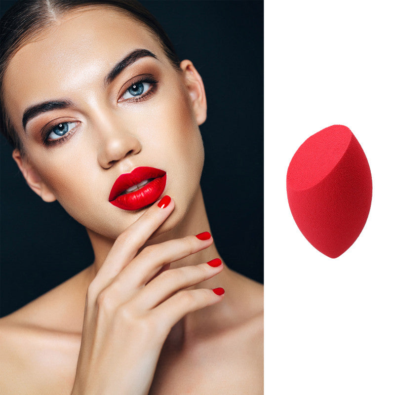 KASHŌKI Houbička na make-up, Olivový řez, Červená #4