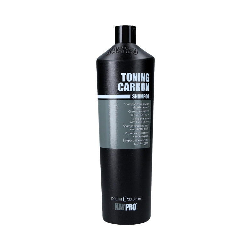KAYPRO TONING CARBON šampon pro blond vlasy neutralizující žluté odlesky 1000 ml