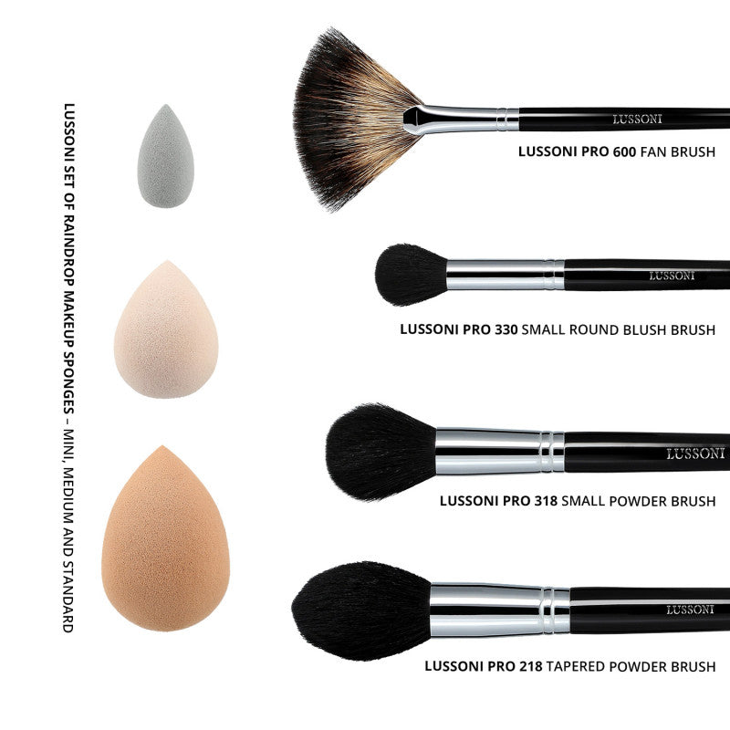 LUSSONI Classy Girl - 5 Teilig Professionelles Makeup Pinsel Set #2