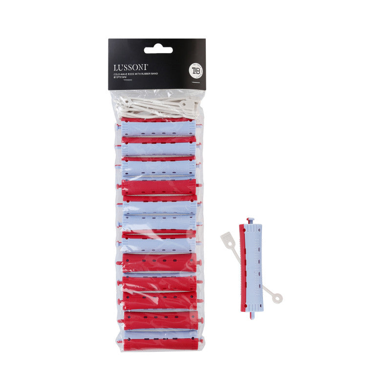 LUSSONI Bigodini per onde con elastico. Ø19*91mm. 12 pz.