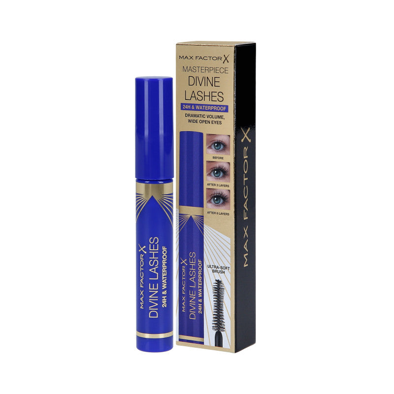MAX FACTOR Divine Lashes Mascara Volume 003 Waterproof Black 9ml