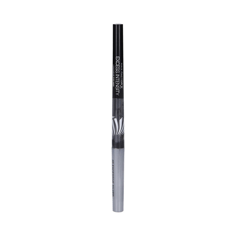 MAX FACTOR EXCESS Wodoodporny eyeliner 05 srebrny