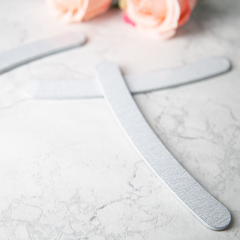 MIMO Pilnik do paznokci ZEBRA, Banan, 180/240 #2