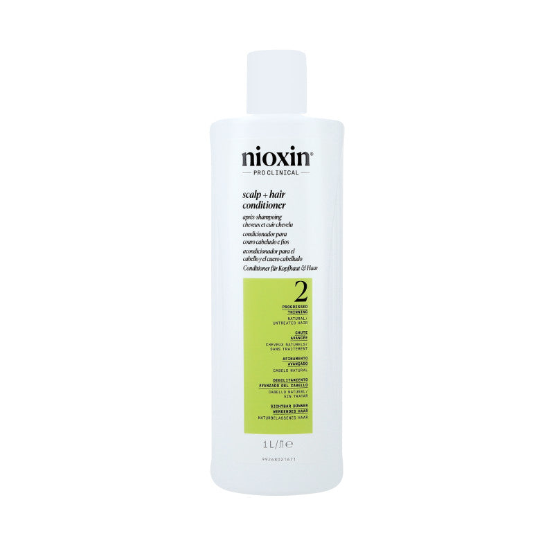 NIOXIN PRO CLINICAL 2 Wzmacniająca odżywka do włosów naturalnych i z widocznym przerzedzeniem 1000 ml