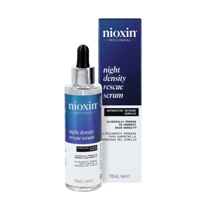 NIOXIN PRO CLINICAL NIGHT DENSITY RESCUE SERUM Traitement épaississant de nuit pour les cheveux 70 ml