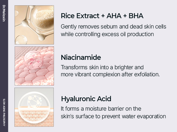 DR.MELAXIN PEEL SHOT LINE Delikatnie złuszczająca ampułka z ekstraktem z czarnego ryżu 80 ml #7