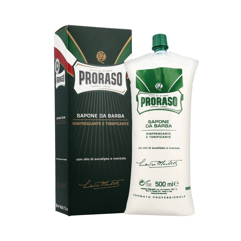 PRORASO GREEN Mydło do golenia do skóry normalnej 500 ml