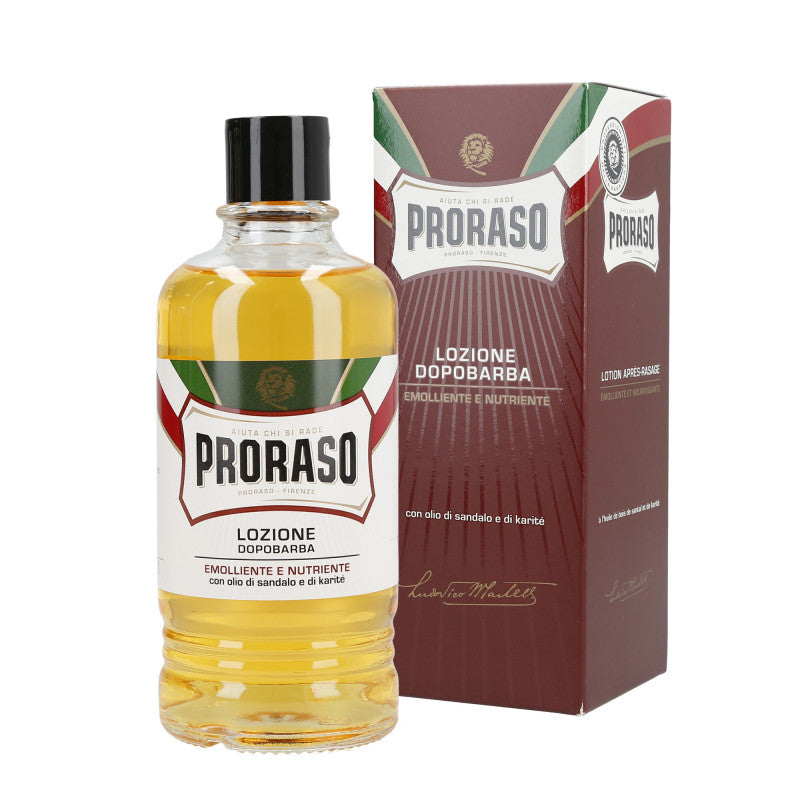 PRORASO RED Odżywcza woda po goleniu 400 ml