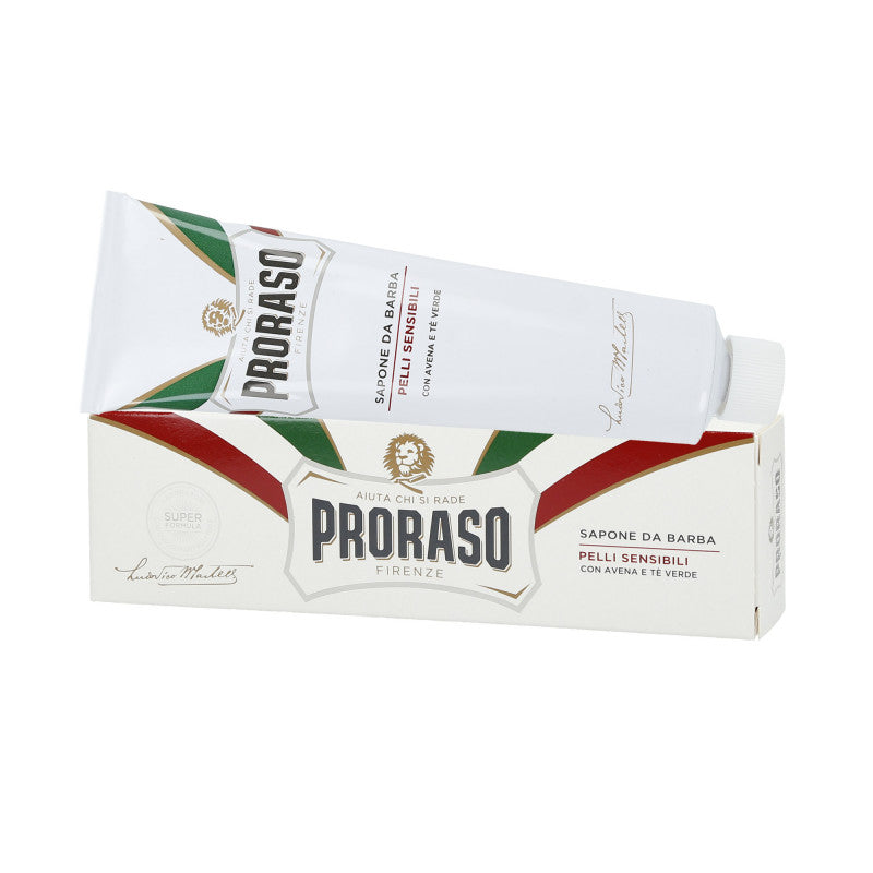 PRORASO WHITE Łagodzący krem do golenia w tubce 150 ml
