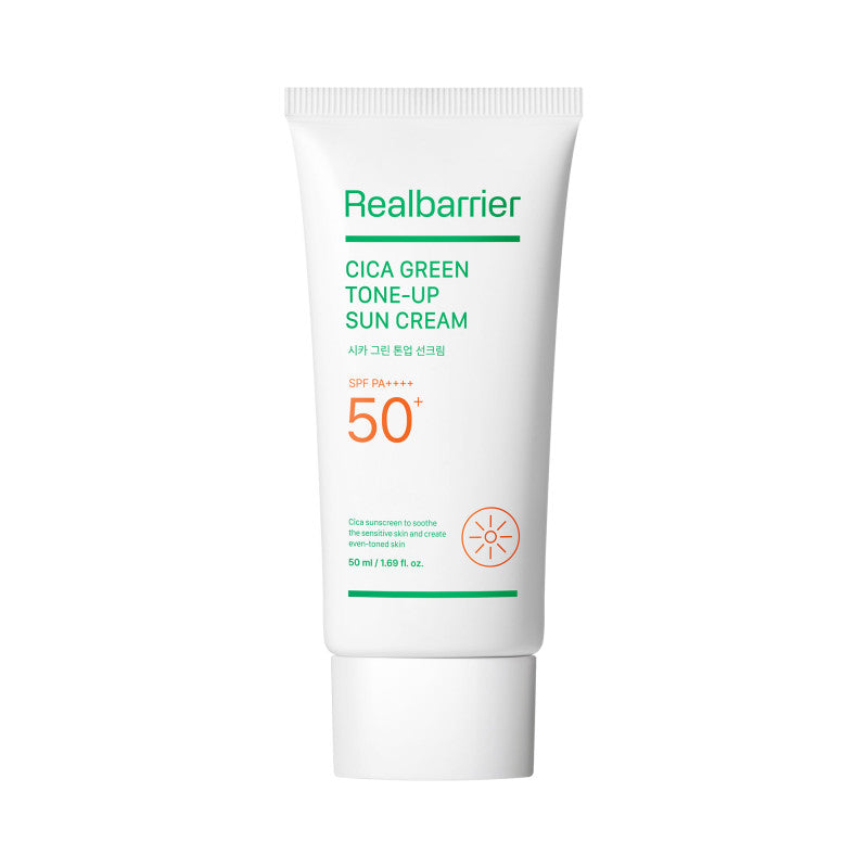 REAL BARRIER CICA crema solare idratante con effetto colorante SPF50+ PA++++ 50 ml