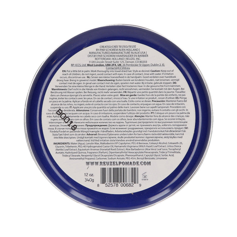 REUZEL Pomata fibrosa per capelli a base d’acqua 340g #2