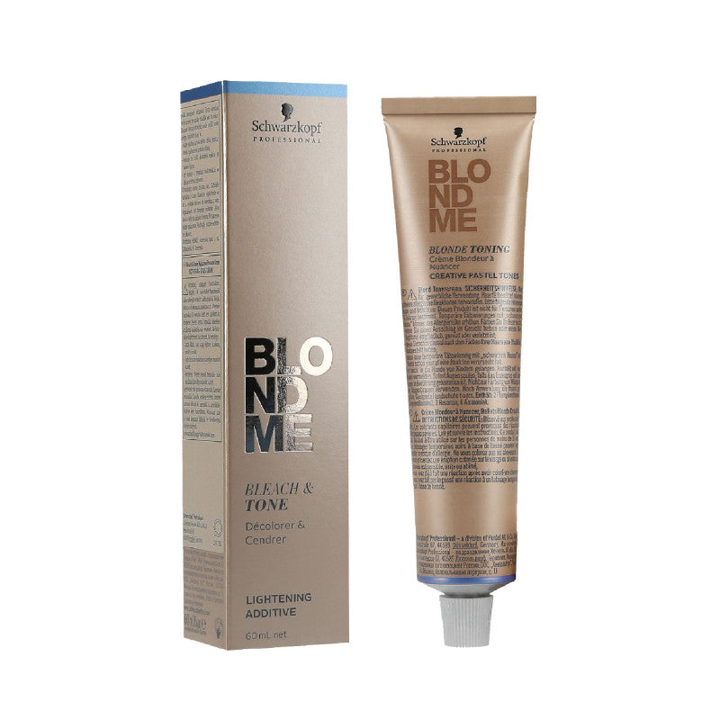 SCHWARZKOPF PROFESSIONAL BLONDME Bleach&Tone Crema tonificante e schiarente per capelli biondi 60ml