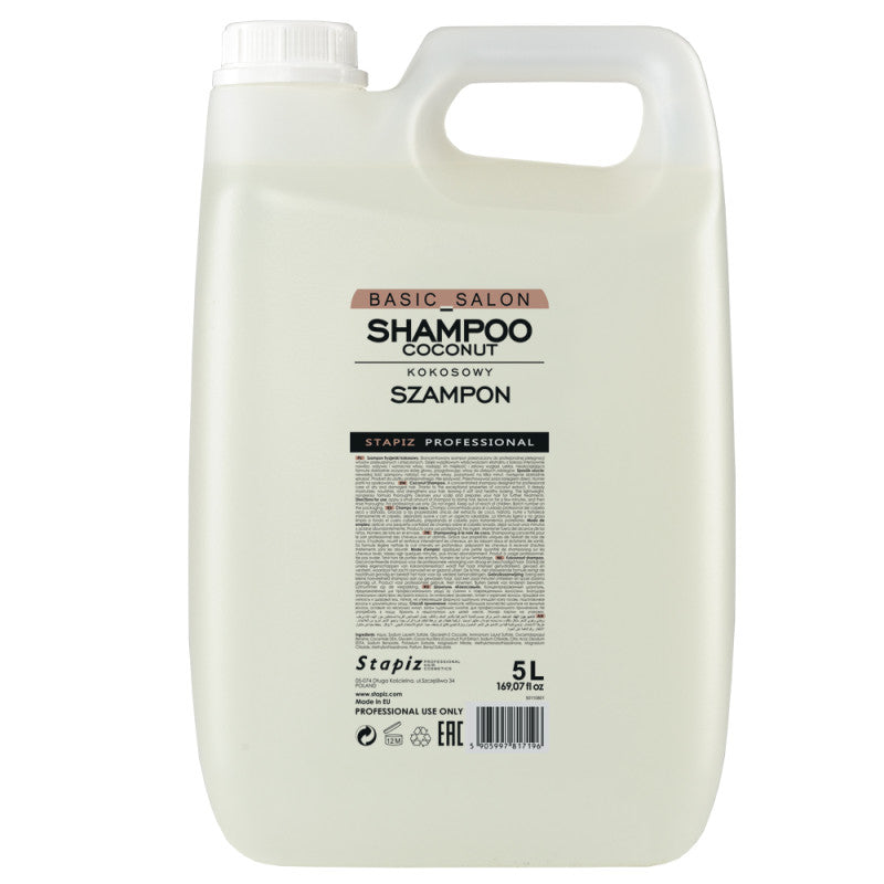 STAPIZ BASIC SALON Szampon kokosowy do włosów 5000 ml