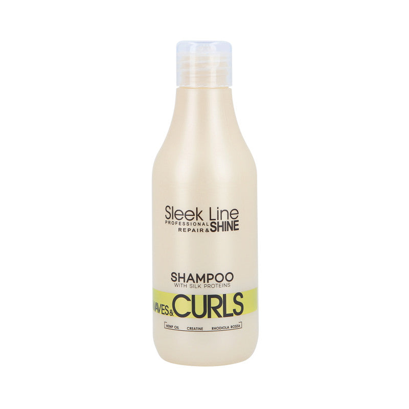 STAPIZ SLEEK LINE WAVES&CURLS Shampooing pour cheveux bouclés et ondulés 300ml