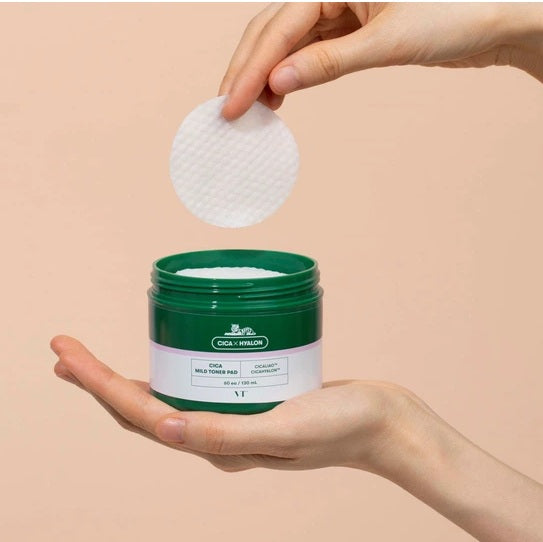 VT COSMETICS CICA MILD TONER PAD Peeling-Pads 60 Stück. #2